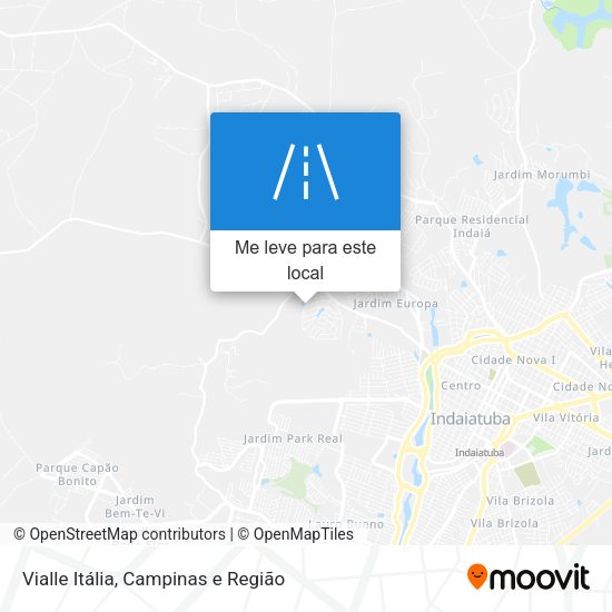 Vialle Itália mapa