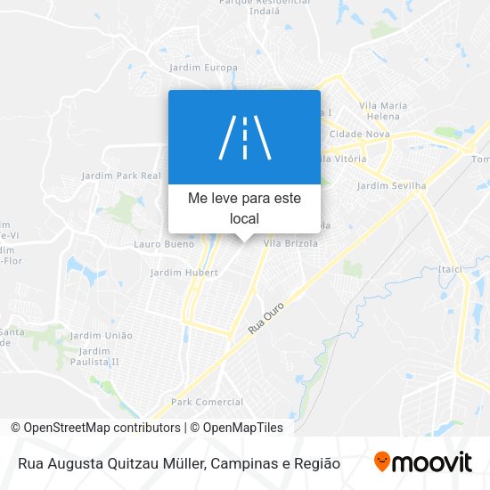 Rua Augusta Quitzau Müller mapa