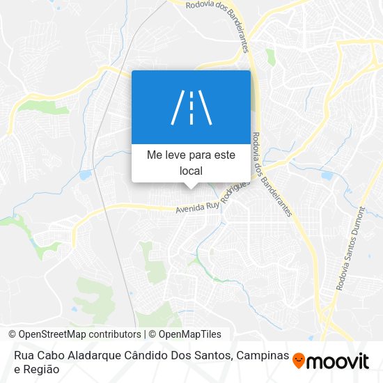Rua Cabo Aladarque Cândido Dos Santos mapa