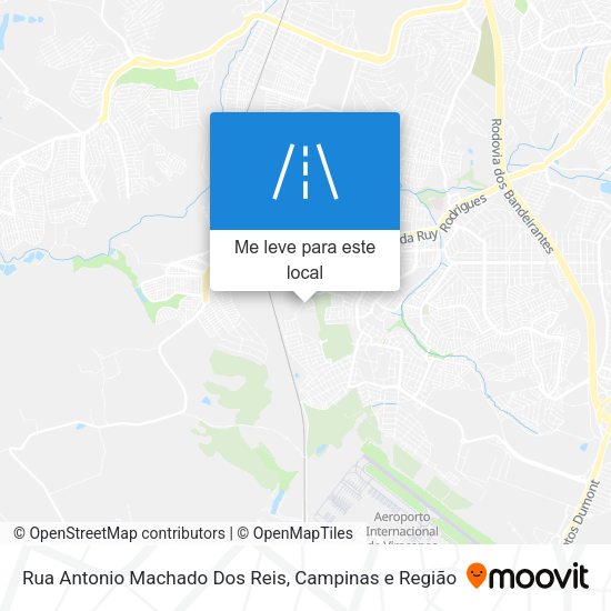 Rua Antonio Machado Dos Reis mapa