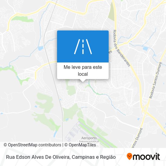 Rua Edson Alves De Oliveira mapa
