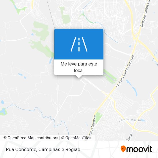 Rua Concorde mapa