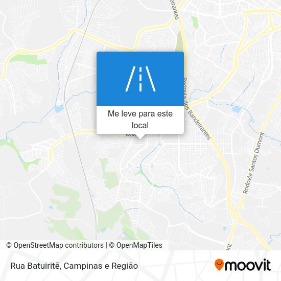 Rua Batuiritē mapa