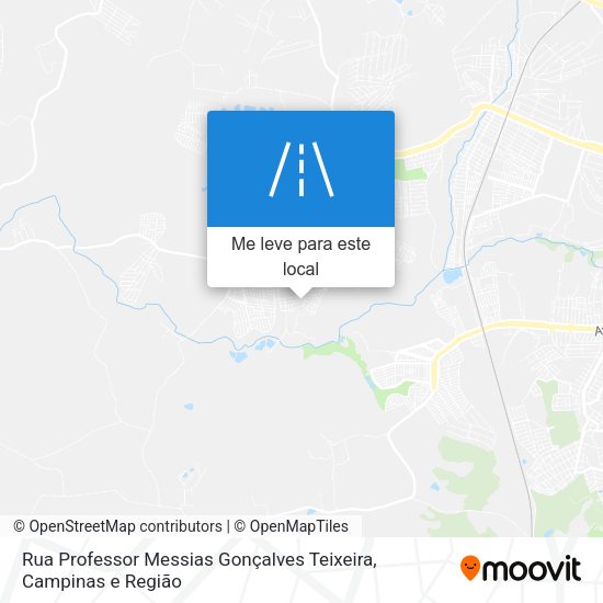 Rua Professor Messias Gonçalves Teixeira mapa