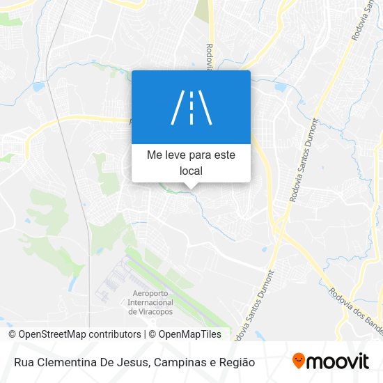 Rua Clementina De Jesus mapa