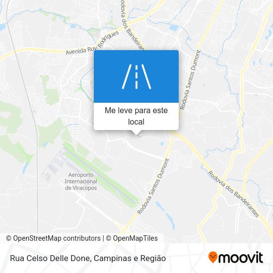 Rua Celso Delle Done mapa