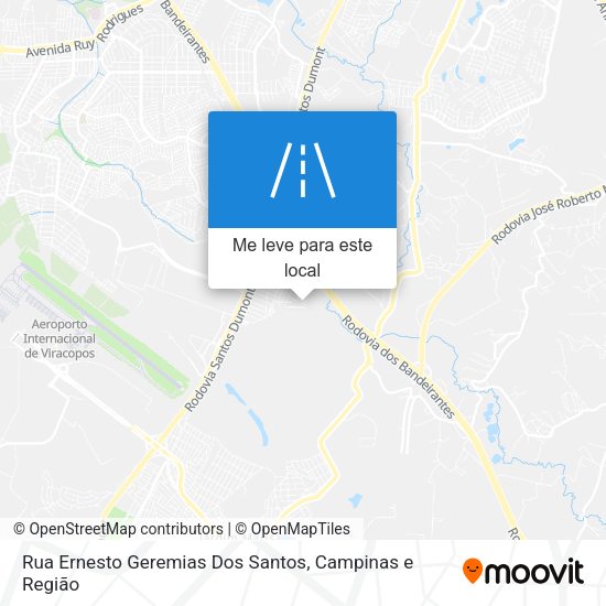 Rua Ernesto Geremias Dos Santos mapa