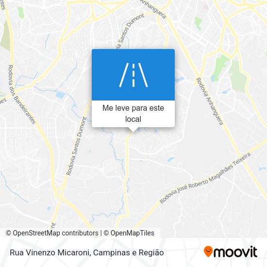 Rua Vinenzo Micaroni mapa