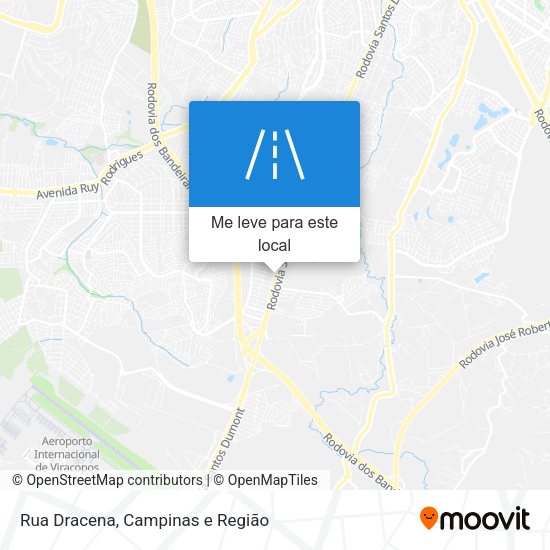 Rua Dracena mapa