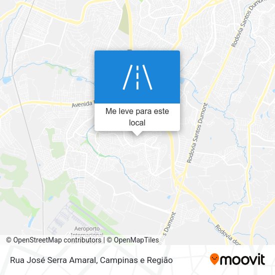 Rua José Serra Amaral mapa