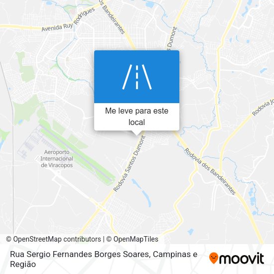 Rua Sergio Fernandes Borges Soares mapa