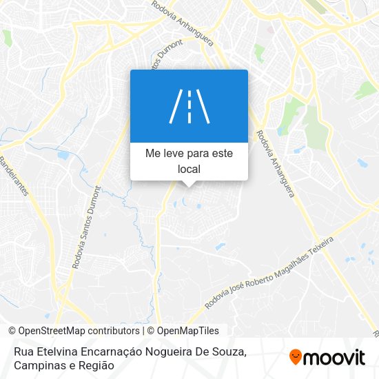Rua Etelvina Encarnaçáo Nogueira De Souza mapa