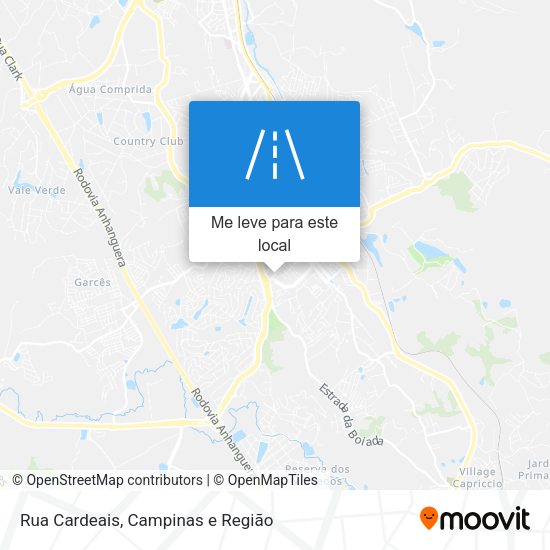 Rua Cardeais mapa
