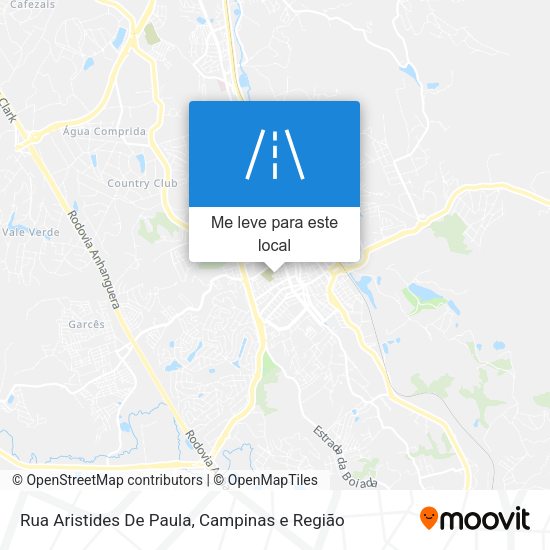 Rua Aristides De Paula mapa