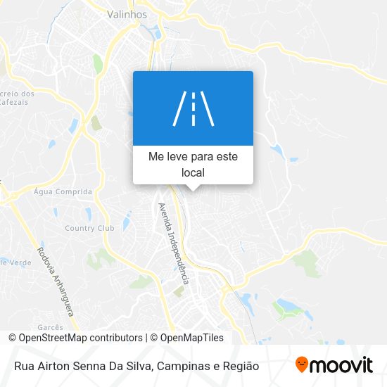 Rua Airton Senna Da Silva mapa