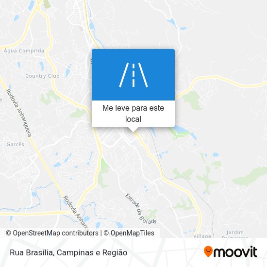 Rua Brasília mapa