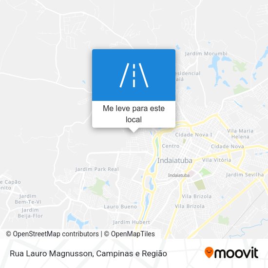 Rua Lauro Magnusson mapa