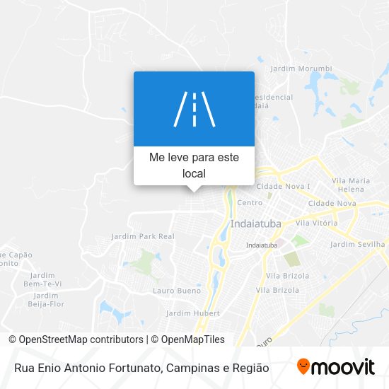 Rua Enio Antonio Fortunato mapa