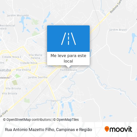 Rua Antonio Mazetto Filho mapa