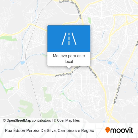 Rua Édson Pereira Da Silva mapa