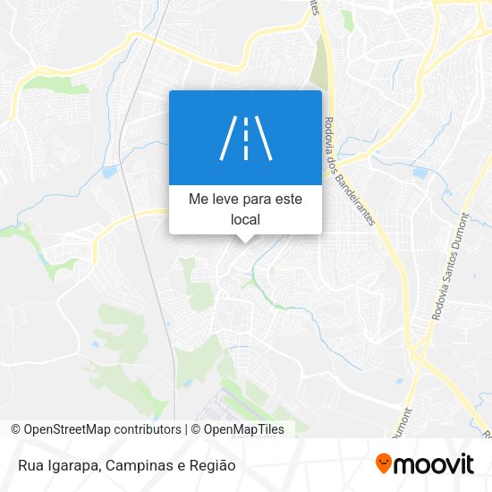 Rua Igarapa mapa