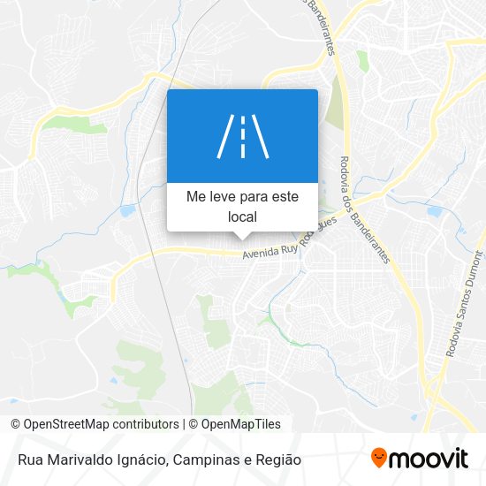 Rua Marivaldo Ignácio mapa