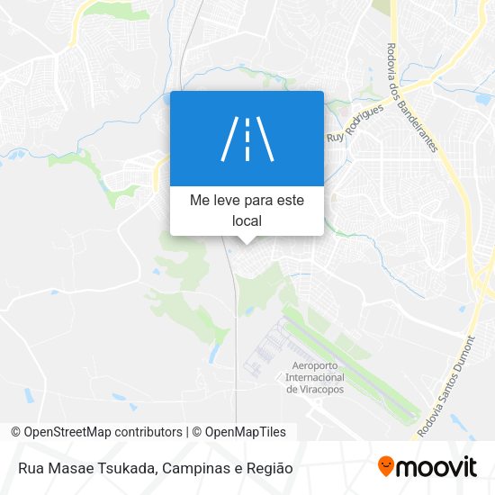 Rua Masae Tsukada mapa