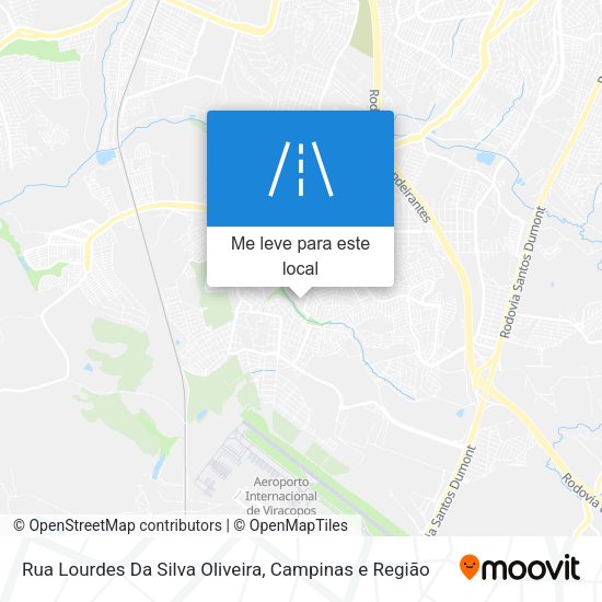 Rua Lourdes Da Silva Oliveira mapa