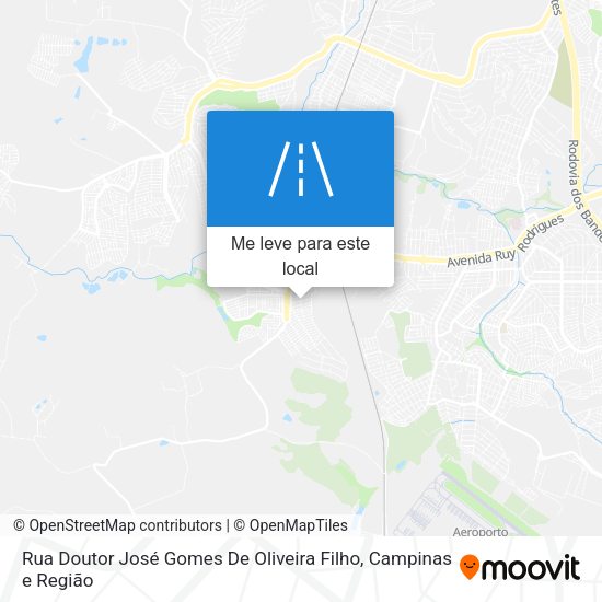 Rua Doutor José Gomes De Oliveira Filho mapa