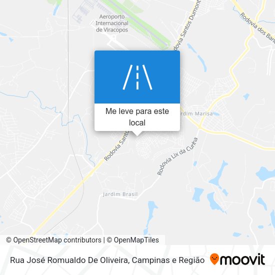 Rua José Romualdo De Oliveira mapa