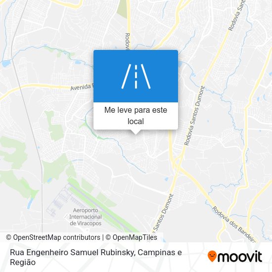 Rua Engenheiro Samuel Rubinsky mapa