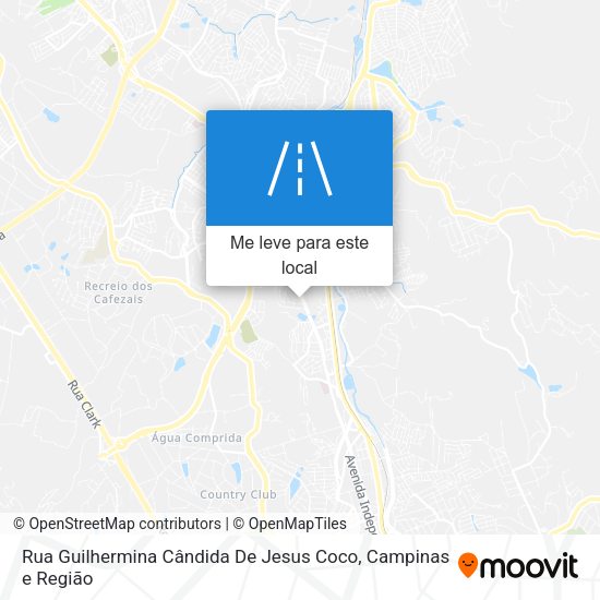 Rua Guilhermina Cândida De Jesus Coco mapa