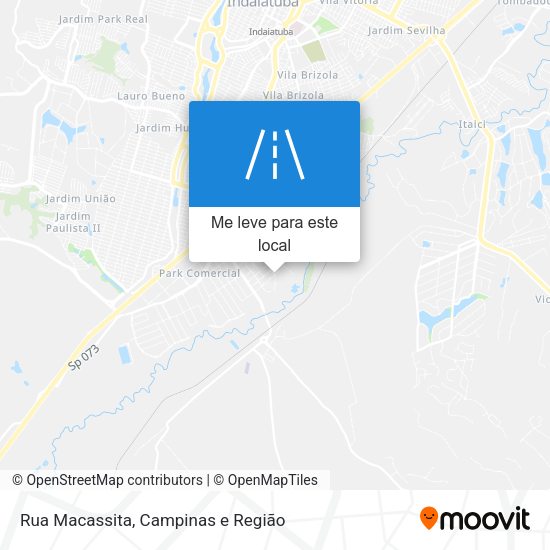 Rua Macassita mapa