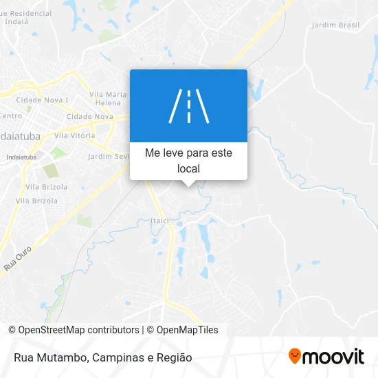 Rua Mutambo mapa