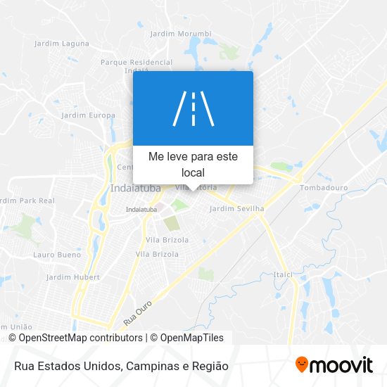 Rua Estados Unidos mapa