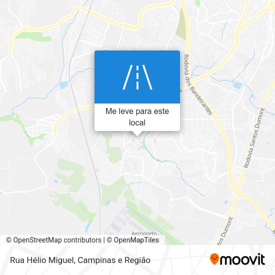 Rua Hélio Miguel mapa