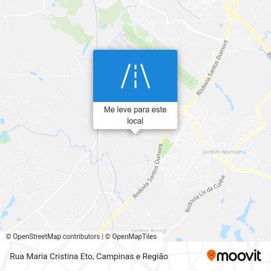 Rua Maria Cristina Eto mapa