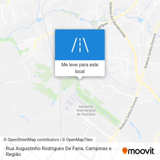 Rua Augustinho Rodrigues De Faria mapa