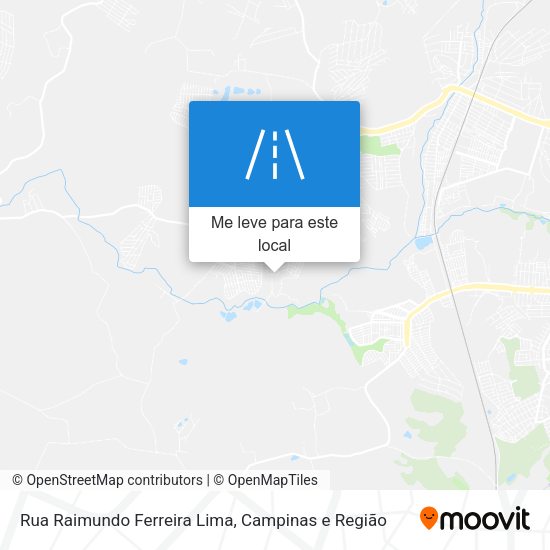 Rua Raimundo Ferreira Lima mapa