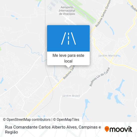Rua Comandante Carlos Alberto Alves mapa
