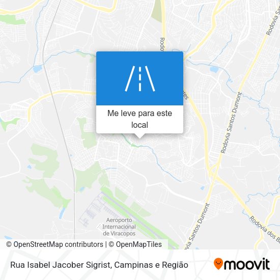 Rua Isabel Jacober Sigrist mapa