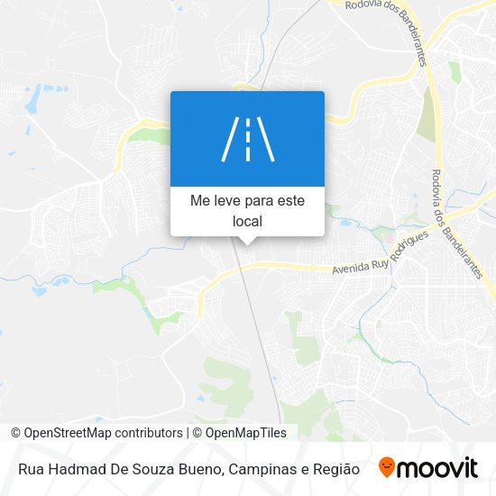 Rua Hadmad De Souza Bueno mapa