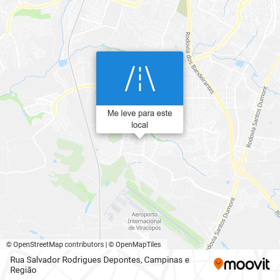 Rua Salvador Rodrigues Depontes mapa