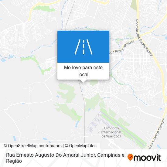 Rua Ernesto Augusto Do Amaral Júnior mapa
