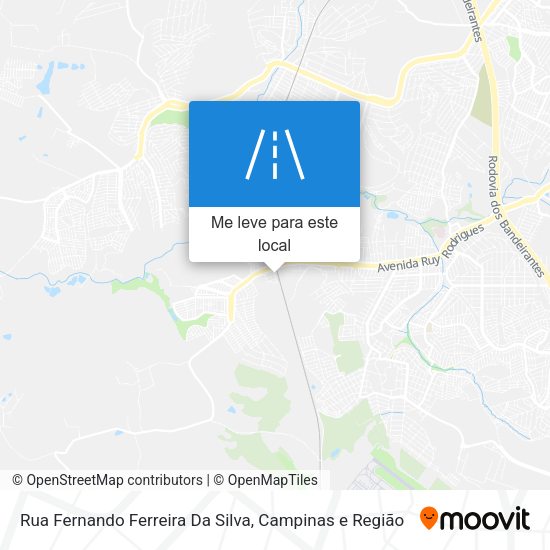 Rua Fernando Ferreira Da Silva mapa