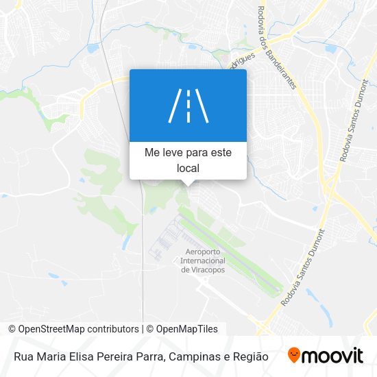 Rua Maria Elisa Pereira Parra mapa