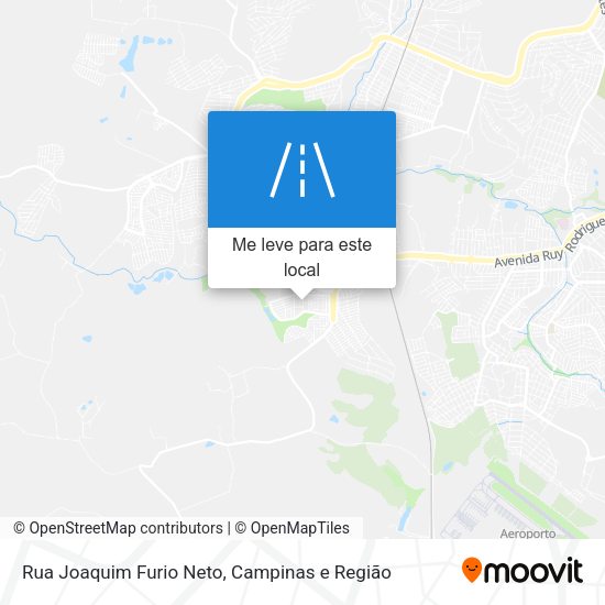 Rua Joaquim Furio Neto mapa