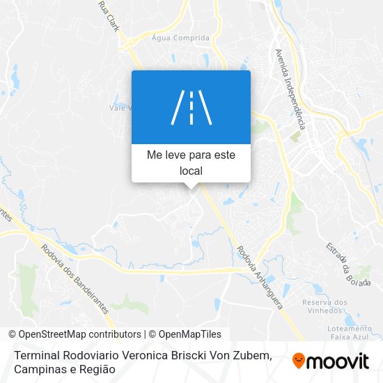 Terminal Rodoviario Veronica Briscki Von Zubem mapa