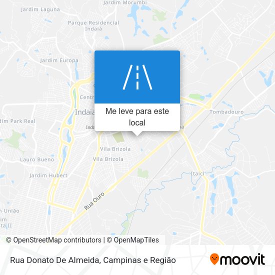 Rua Donato De Almeida mapa