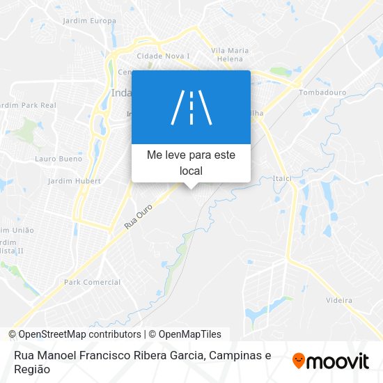 Rua Manoel Francisco Ribera Garcia mapa